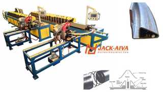 Spiraalronde buiswerk flensmachine, Ronde buis verbinding, Spiralmate flens, ductmate machine