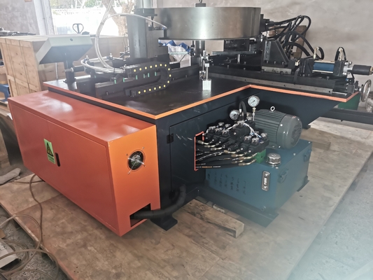 Automatische hydraulische blaasmachine voor het maken van flens voor asventilatoren