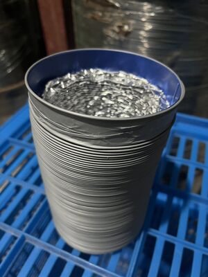 Flexible Duct End Lining Machine Inner Edge Liner Invoegtoestel