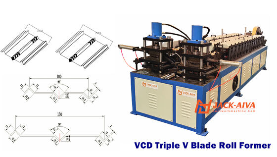Vlamdemperschaar rolvormmachine | Triple V & Airfoil schaafproductielijn