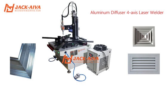 HVAC aluminium diffuserframe laserlasmachine